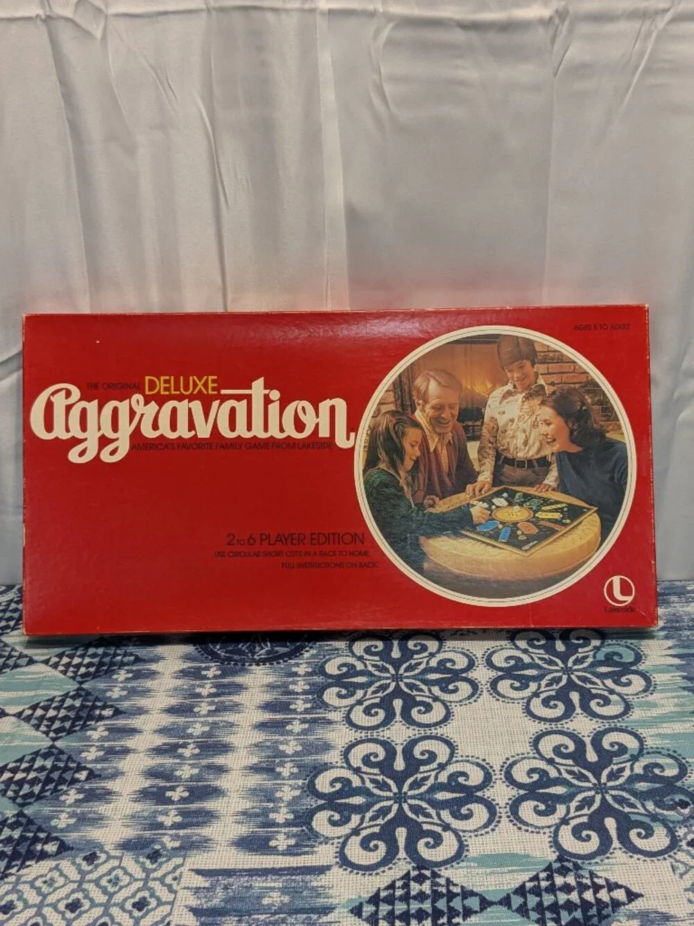 Vintage 1977 Original Deluxe AGGRAVATION Board Game COMPLETE 2-6 Player Lakeside